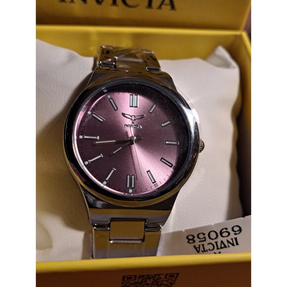INVICTA Specialty Women's Watch Silver with Pink Purple Face 69058 - Picture 2 of 3